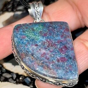 Ruby in Kyanite Pendant 2”